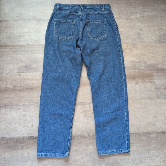 Zara Denim Womens Jeans Y2K Size 4 Straight Blue - Picture 6 of 8